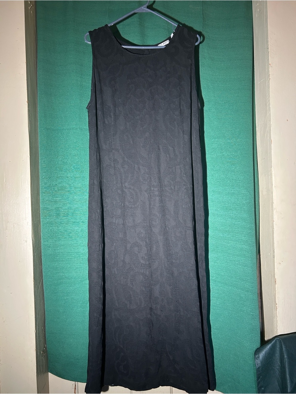 Russ Berens Black Sleeveless A-Line Dress